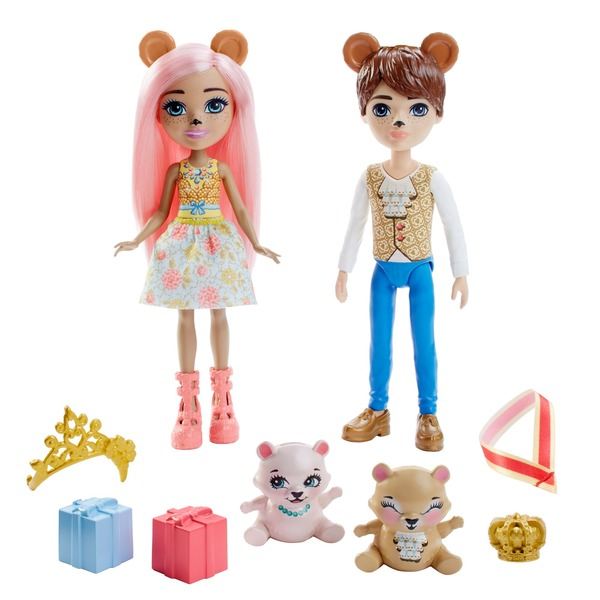 Coffret Bonita et Bannon Ours - Enchantimals Mattel : King Jouet, Mini  poupées Mattel - Poupées Poupons