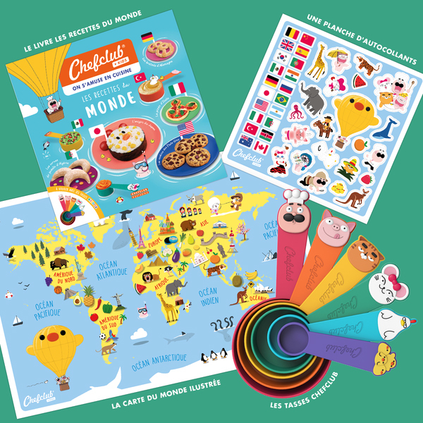 Coffret Chefclub Kids - Les recettes du monde