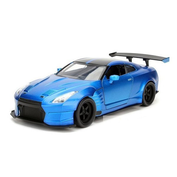 Fast & Furious Nissan GT-R Ben Sopra bleue métallisée 1/24