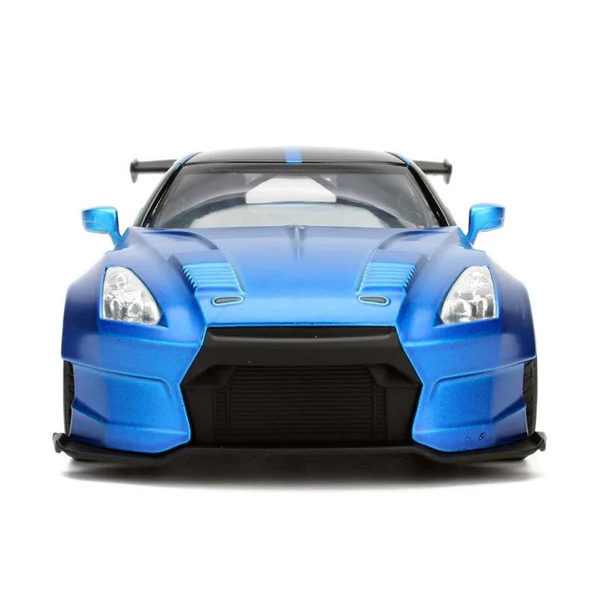 Fast & Furious Nissan GT-R Ben Sopra bleue métallisée 1/24