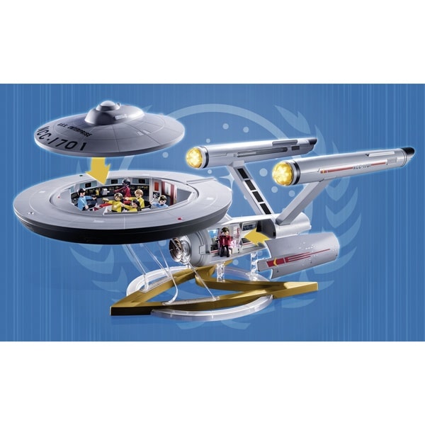 Playmobil 71155 Equipe Star Trek - avec Les Personnages de l