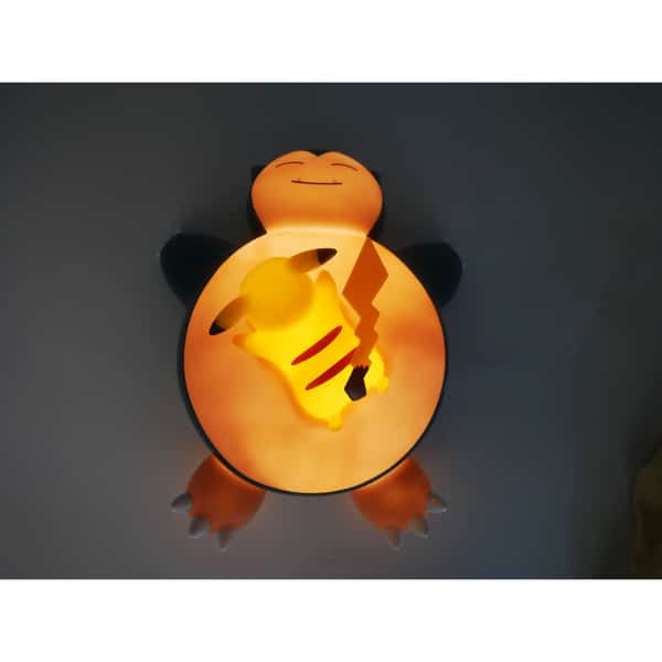 Lampe LED Pokémon Ronflex et Pikachu