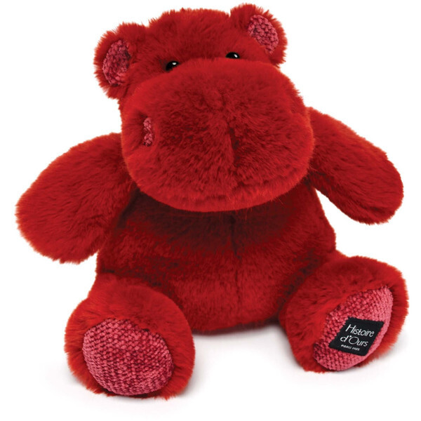 Peluche Hippo Hip Kiss rouge 25cm