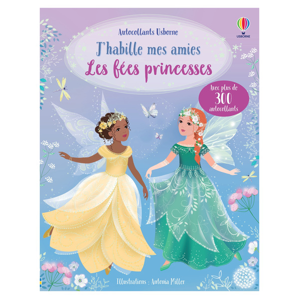Autocollants - J habille mes amies les fées princesses