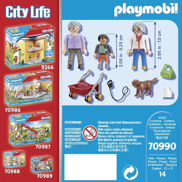 70990 - Playmobil City Life - Grands-parents avec petits-fils