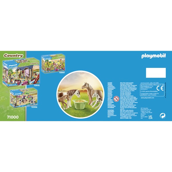 71000 - Playmobil Country - Poneys Islandais et poulains