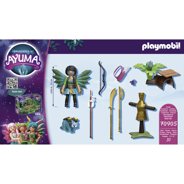 PLAYMOBIL Ayuma 70905 – Starter Pack Fata Cavaliere Con Procione, Giocattolo Per Bambini 7+ Anni