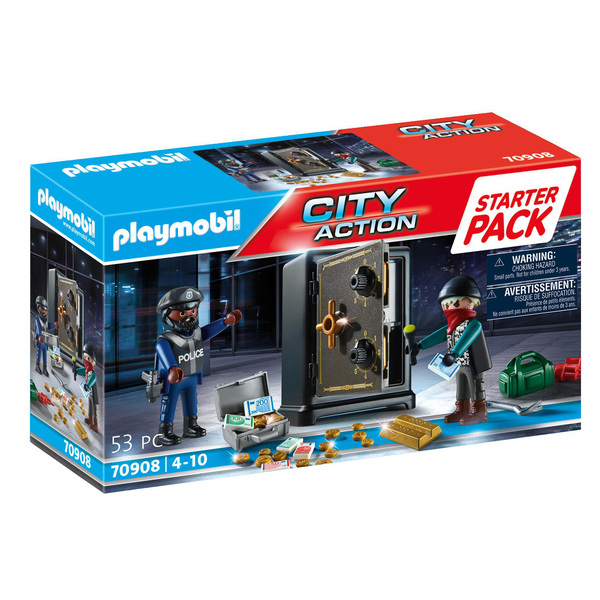 70908 - Playmobil City Action - Starter Pack Policier avec cambrioleur