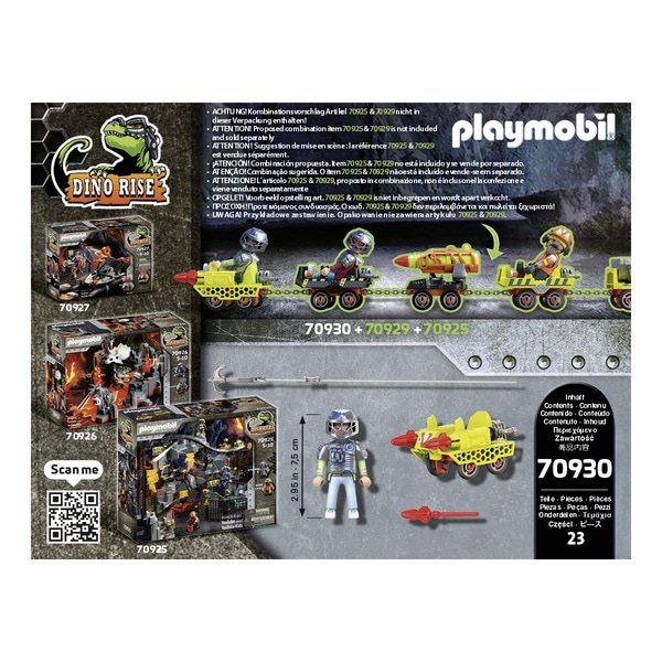 70930 - Playmobil Dino Rise - Mine Cruiser