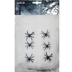 Toile d'araignée et araignées - 100 g - lot de 6
