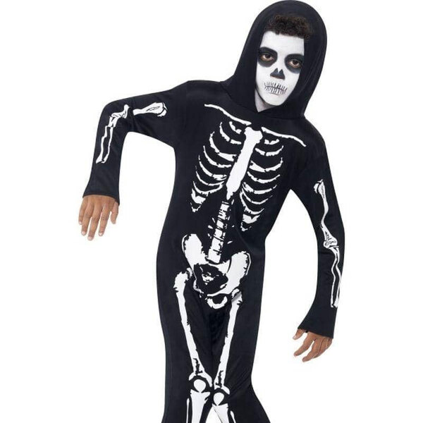 Costume squelette taille M ( Taille 130-143 cm)