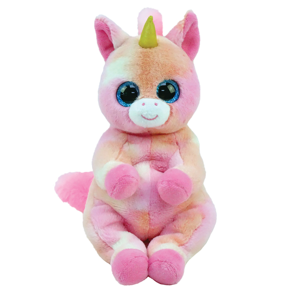 Peluche Beanie Bellies - Skylar la licorne 15 cm