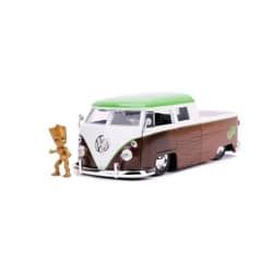 Volkswagen Bus Pick-up 1/24 et figurine de Groot Marvel