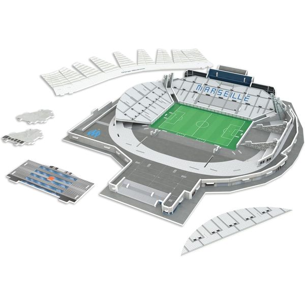 Puzzle-Stade 3D Orange Vélodrome (Olympique de Marseille) 100 pièces