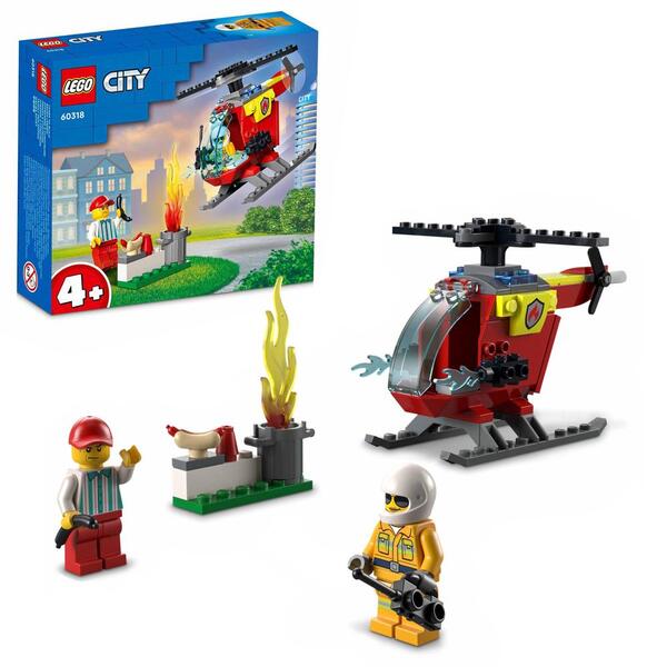 60318 - LEGO® City - L'hélicoptère des pompiers