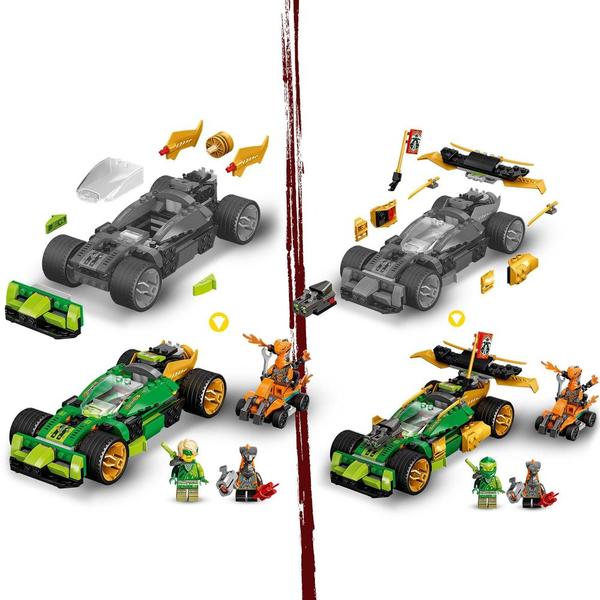 71763 - LEGO® NINJAGO – L’Évolution de la voiture de course de Lloyd 