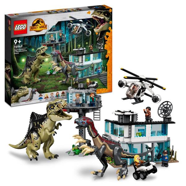 76949 - LEGO® Jurassic World - L’attaque du Giganotosaurus et du Therizinosaurus