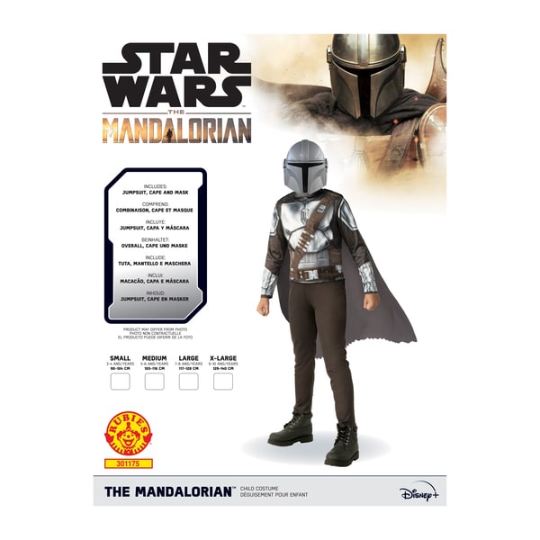 Déguisement classique The Mandalorian - L (7-8 ans) - Star Wars