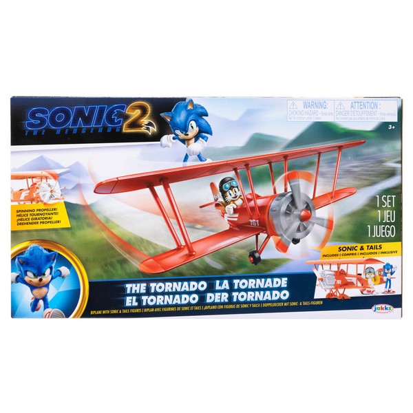 Avion Sonic 2 avec figurines