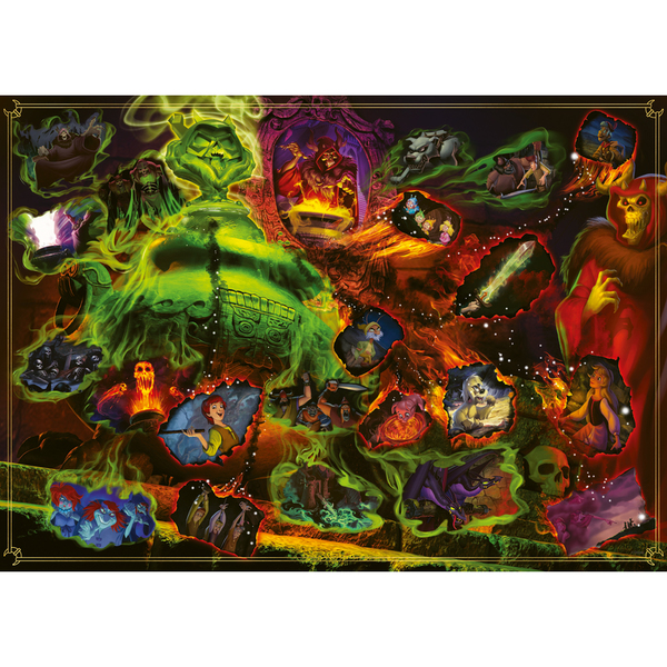 Puzzle 1000 pièces - Disney Vilains - Le Seigneur des Ténèbres