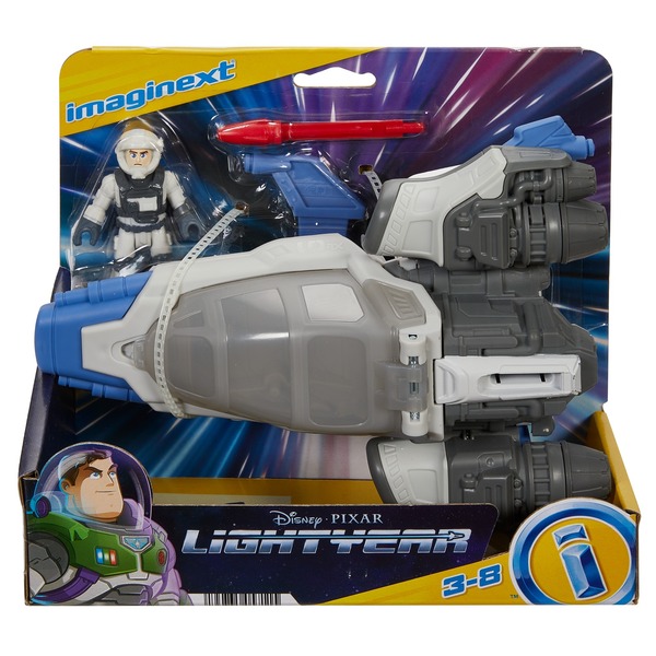 Figurine Buzz L Eclair et son Vaisseau - Imaginext