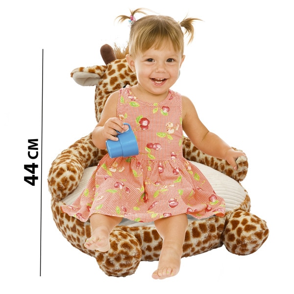 Fauteuil peluche girafe