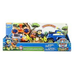 Pack de 2 véhicules + 2 figurines - La Pat'Patrouille Jungle Rescue