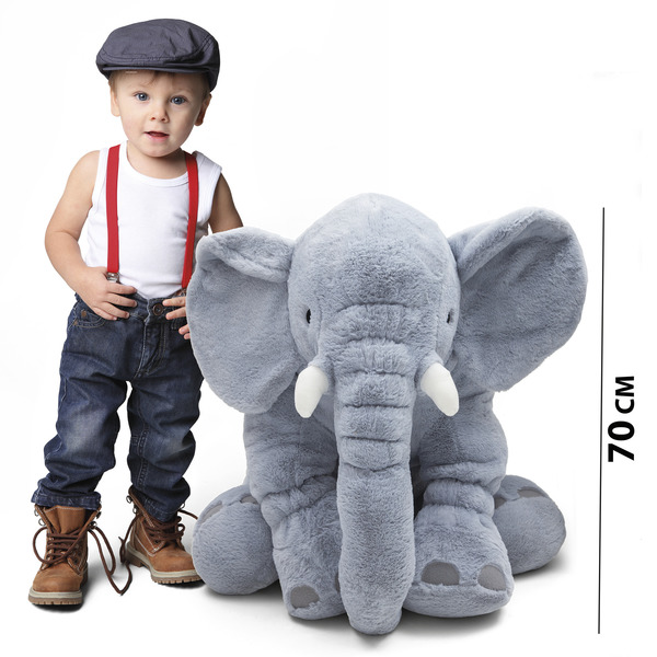 Peluche éléphant 70 cm