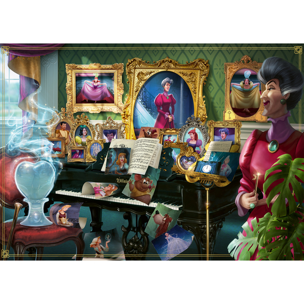 Puzzle 1000 pièces - Disney Vilains - Lady Tremaine