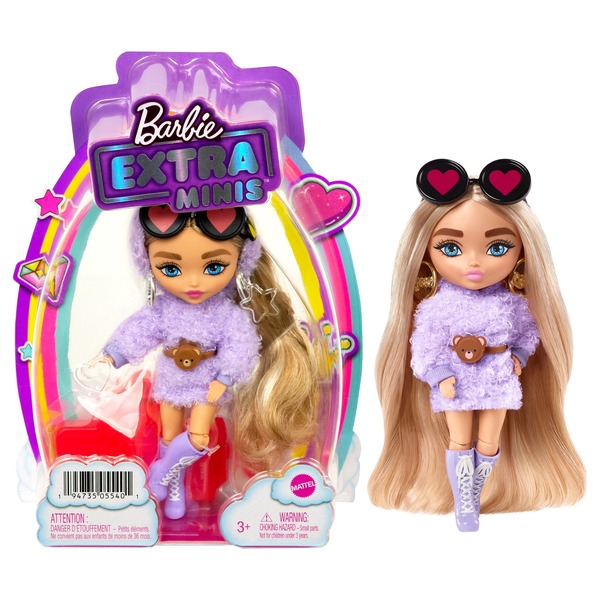 Poupée Barbie Extra Mini robe velours