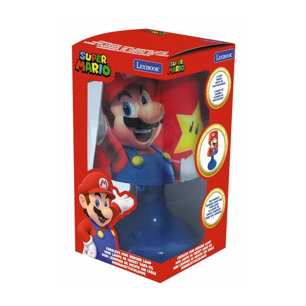 Lampe de chevet veilleuse sans fil Super Mario