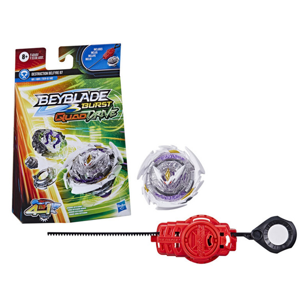 Starter Pack Beyblade Burst QuadDrive - Toupie Destruction Belfyre B7