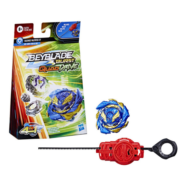 Starter Pack Beyblade Burst QuadDrive - Toupie Salvage Valtryek V7