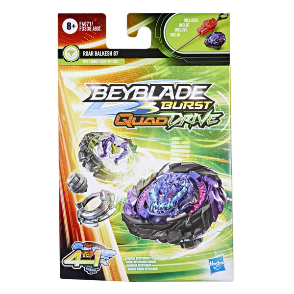 Starter Pack Beyblade Burst QuadDrive - Toupie Roar Balkesh B7