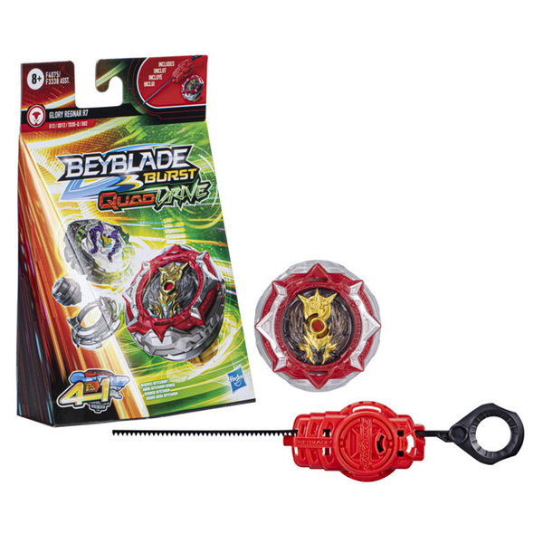 Starter Pack Beyblade Burst QuadDrive - Toupie Glory Regnar R7 