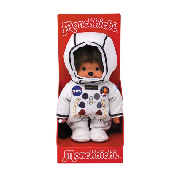 Peluche Monchhichi astronaute 20 cm