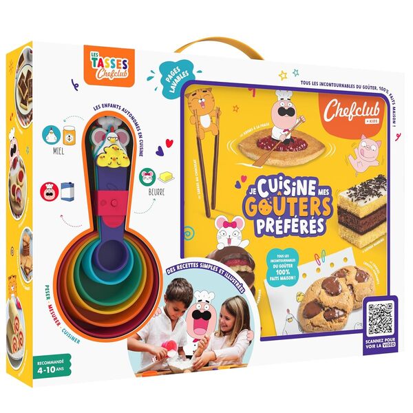 Coffret Chefclub Kids - Je cuisine mes goûters préférés