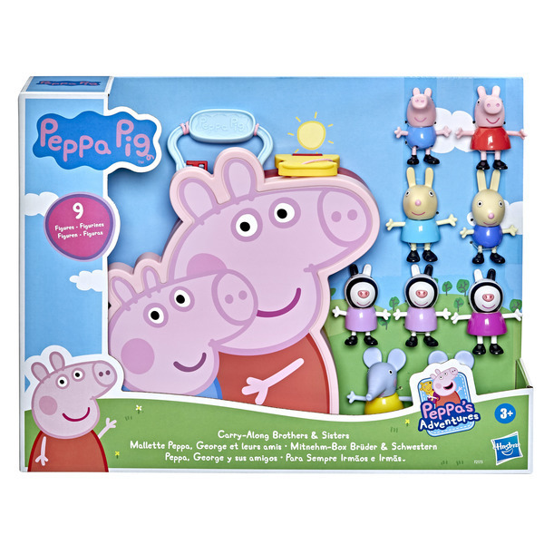 Mallette 9 figurines Peppa Pig