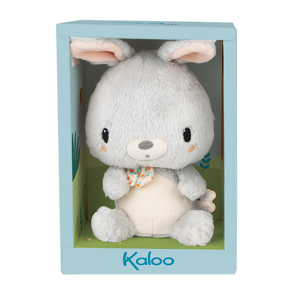 Doudou lapin en peluche