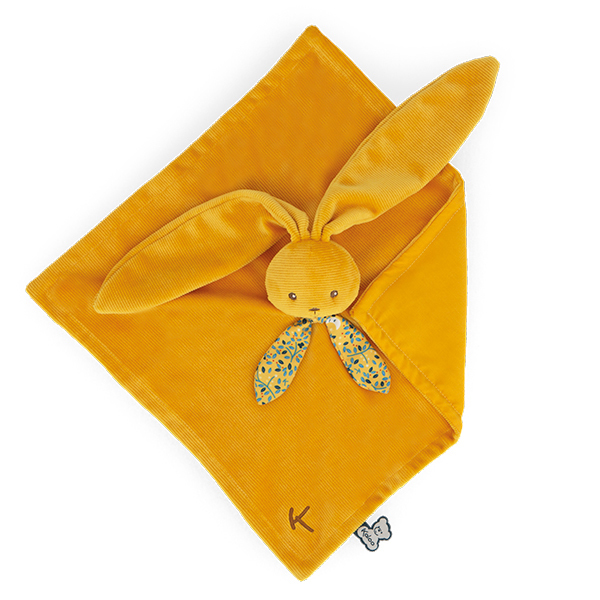 Doudou lapin carré - Lapinoo ocre 30 cm