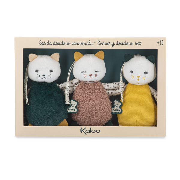 Doudous sensoriels Stimuli - Chats en peluche