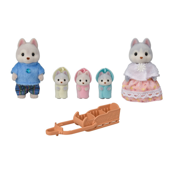 Famille husky - Sylvanian Families - Jeux d'imagination