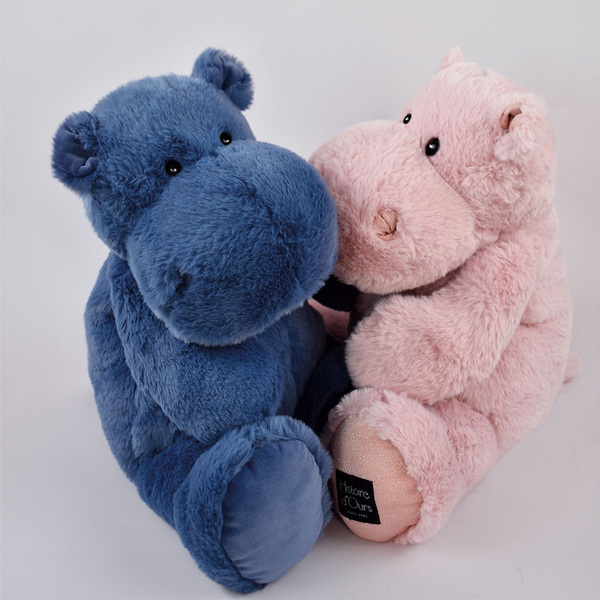 Peluche Hippo Hip blue 85cm