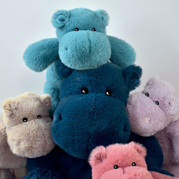 Peluche Hippo Hip blue 85cm