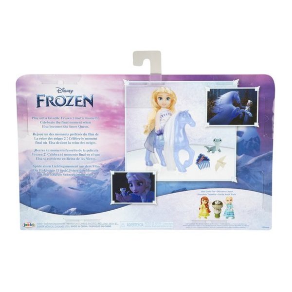 Mini poupée 15 cm Elsa et Nokk - La Reine des Neiges