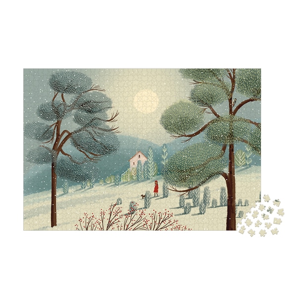 Puzzle 1500 pièces - Paysage d hiver