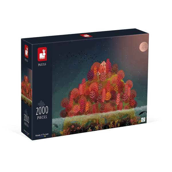 Puzzle 2000 pièces - Automne rouge