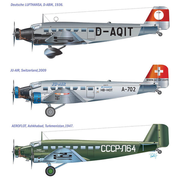 Maquette Junkers JU-52 3/M 1:72