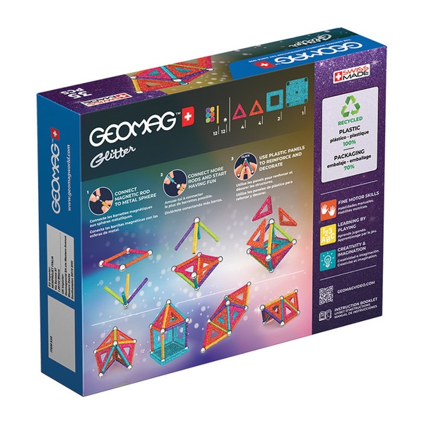 Geomag - ecofriendly 93 pieces color, jeux de constructions & maquettes