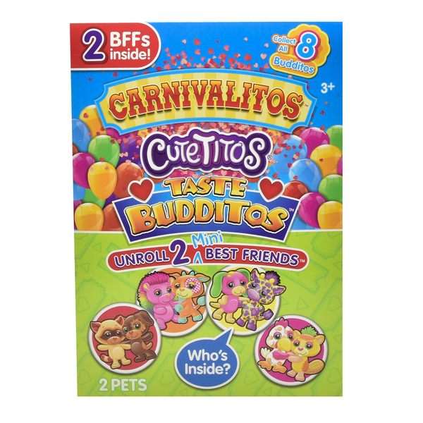 Carnivalitos Taste Budditos - 2 mini peluche surprise à collectionner
